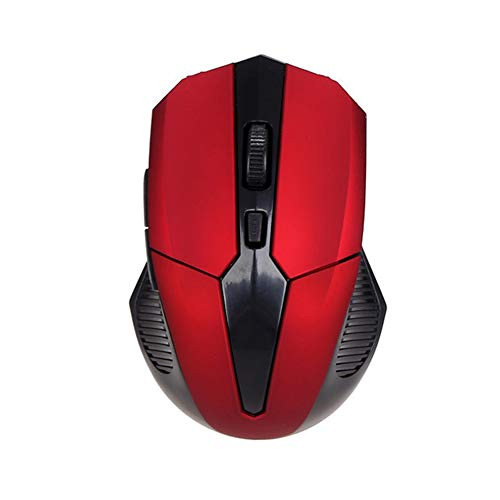 Computer Mouse Ergonomic 2.4GHz Wireless Optical Scroll Wheel Gaming Mouse Mice for PC Laptop - Red Computer Mouse Ergonomic 2.4GHz Wireless Optical Scroll Wheel Gaming Mouse Mice for PC Laptop - Red
