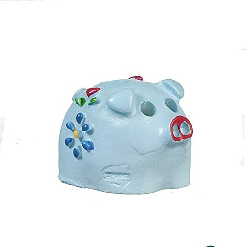 Melody Jane Dollhouse Blue Piggy Bank Miniature Nursery Toy Shop Accessory 1-12 Scale