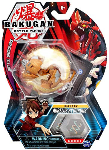 Bakugan, Aurelus Hydorous, 2-inch Tall Collectible Transforming Creature, for Ages 6 and Up