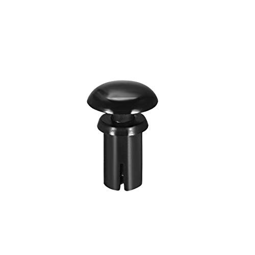 uxcell Push Clips Rivets 5mm x 8.5mm PCB Circuit Panel Nylon Fasteners Black 50 Pcs