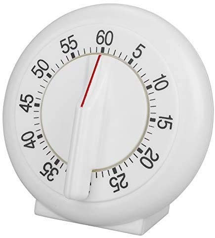 Jeffergarden 60 Minutes Round Shape Timer Kitchen Cooking Ring Mechanical Counter Alarm Clock