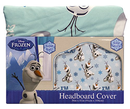 Disney Frozen Olaf Microfiber Headboard Cover Disney Frozen Olaf Microfiber Headboard Cover