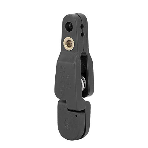 2 pcs Spring Snap Quick Release Clip for Weight Planer Board Outrigger Downrigger Power Grip Tackle Weight Clip-Black-