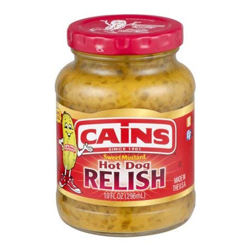 Cains Sweet Mustard Hot Dog Relish