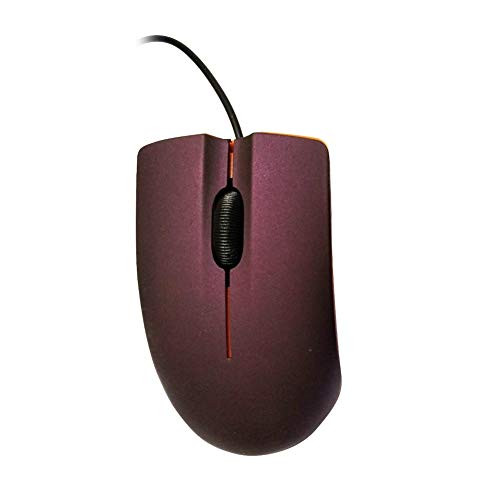 MOHALIKO Wired Gaming Mouse Matte Ergonomic 1200DPI 3 Keys USB 2.0 Wired Optical Gaming Mouse for PC Laptop Red