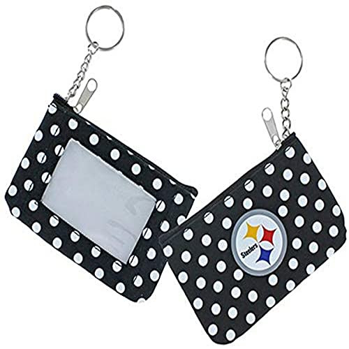NFL Pittsburgh Steelers Coin-ID Purse Polka Dots