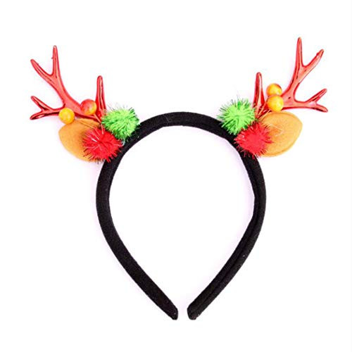 Brinote Christmas Hair Hoops Red Antlers Hair Bands Hair Accessories for Women Christmas Decorations Brinote Christmas Hair Hoops Red Antlers Hair Bands Hair Accessories for Women Christmas Decorations
