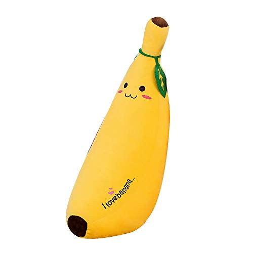 Cartoon Banana Stuffed Plush Doll Children Toy Sofa Pillow Decor Birthday GiftPerfect Best for Child Birthday Gift Kids Early Learning 35cm