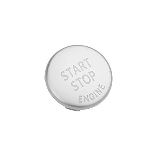 Start Stop Engine Button Cover ihreesy Round Car Engine Push Button Cover Engine Start Button Decorative Ring Ignition Push Switch Cover Fit for BMW E Chassis 3 Series E90 E91 E92 E93 Silver