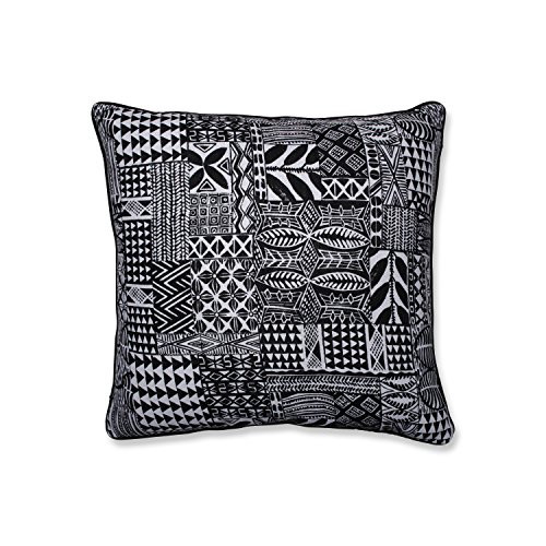 Pillow Perfect Imani Jet Floor Pillow 25-inch Black