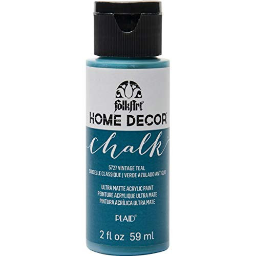 FolkArt Vintage Teal Home Decor Chalk Furniture  and  Craft Paint