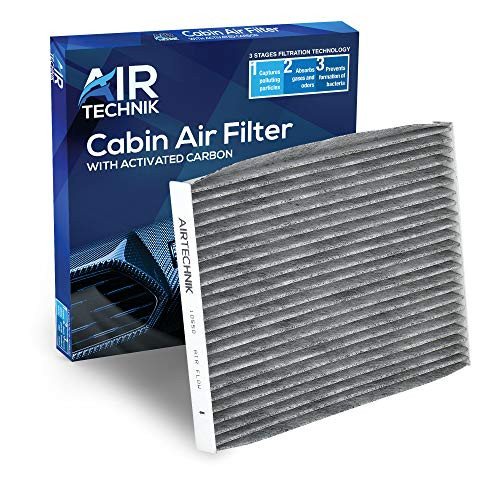 AirTechnik CF10550 Cabin Air Filter w-Activated Carbon - Fits Nissan Rogue 2008-2013 Rogue Select 2014-2015 Sentra 2007-2012