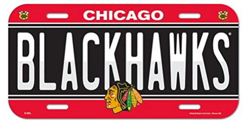 Wincraft NHL Chicago Blackhawks 6x12 Plastic License Plate