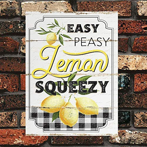 New Vintage Retro Metal Tin Sign Easy Peasy Lemon Squeezy Home Garage Bar Club Hotel Wall Decor Signs 12X8 Inch Garden Lemon Decor New Vintage Retro Metal Tin Sign Easy Peasy Lemon Squeezy Home Garage Bar Club Hotel Wall Decor Signs 12X8 Inch Garden Lemon Decor