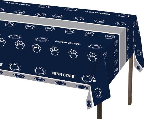 Creative Converting Penn State Nittany Lions Plastic Banquet Table Cover, 54 x 108 Creative Converting Penn State Nittany Lions Plastic Banquet Table Cover, 54 x 108