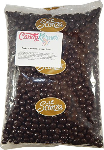 Espresso Beans |Dark Chocolate Covered Espresso Beans 1 Pound (16 OZ)