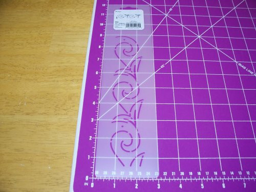 Quilting Creations Nordic Scroll Quilt Stencil 1-1-2"