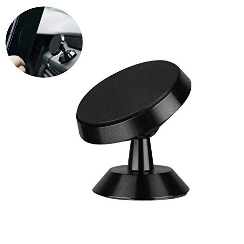 Magnetic Phone Holder for Car Dashboard Car Phone Mount with a Super Strong Magnet Compatible with iPhone Xs Max XR X 8 7 Plus Galaxy S9 S8 Plus Note 9 8 and Mini Tablet and More -Black-