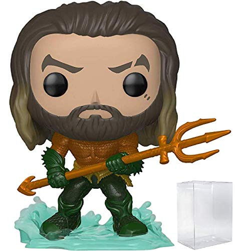 Funko Pop! DC Comics Heroes: Aquaman - Arthur Curry in Hero Suit Vinyl Figure (Includes Pop Box Protector Case)