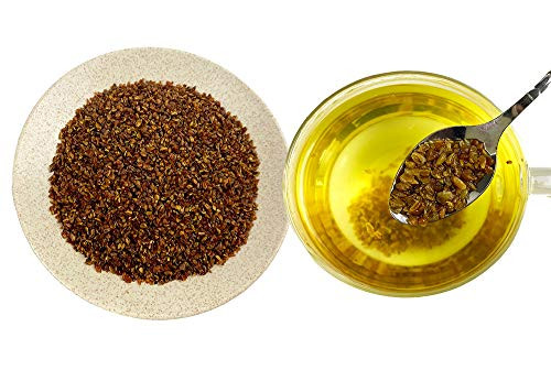 OUYANGHENGZHI Tartary Buckwheat Tea Roasted Granule Black Bitter Buckwheat Gluten Free Natural Herbal Tea 8.8oz