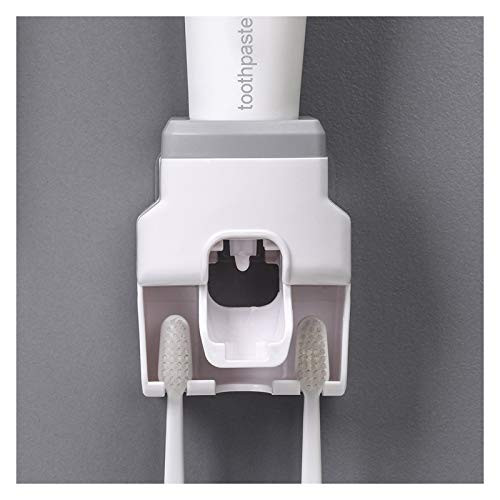 Toothpaste Dispenser with Toothbrush Holder Wall Mounted Toothpaste Dispenser Automatic Toothpaste Squeezer Automatic Toothpaste Dispenser.?White? Toothpaste Dispenser with Toothbrush Holder Wall Mounted Toothpaste Dispenser Automatic Toothpaste Squeezer Automatic Toothpaste Dispenser.?White?