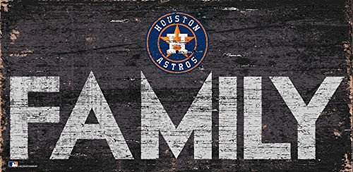 Fan Creations MLB Houston Astros Unisex Houston Astros Family Sign Team Color 6 x 12