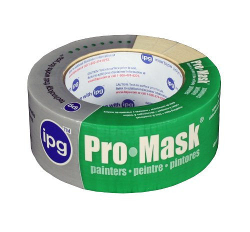IPG ProMask Painters 1-Day Painter's Tape 1.88" x 60 yd Tan -Single Roll-