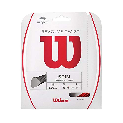 Wilson Revolve Twist 16 Red Tennis String - 16 gauge set