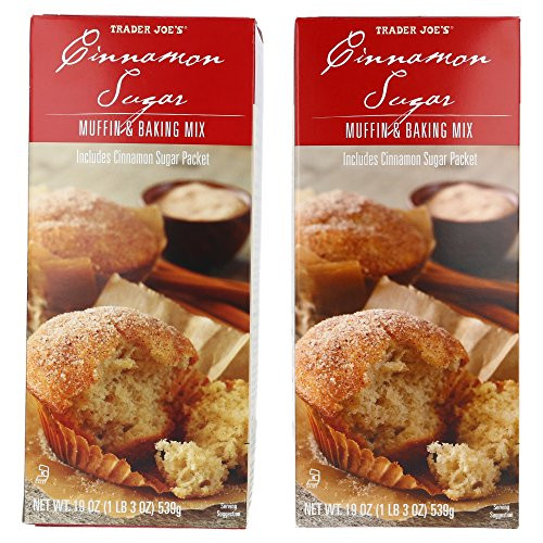 Trader Joe's Cinnamon Sugar Muffin & Baking Mix - Includes Cinnamon Sugar Topping 19 oz (2 PACK)