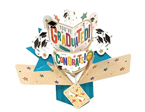 Graduation Pop Up Greeting Card 3D - Congrats