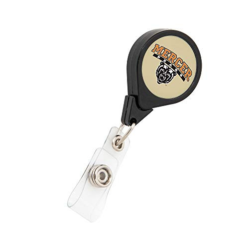 Mercer University Bears Retractable Badge Holder Ticket Clip Reel ID