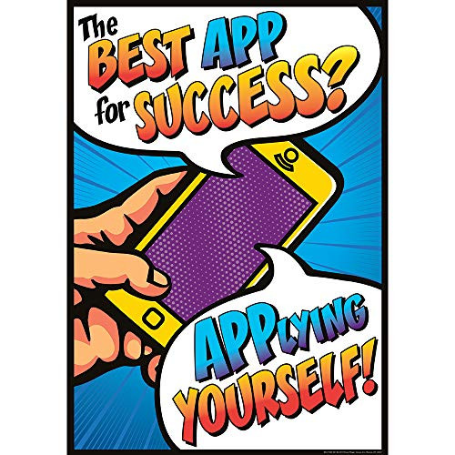 Eureka ''Apply Yourself'' School Poster Classroom Decoration 13'' x 19''