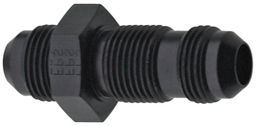 Fragola 483210-BL Black Size (-10) Straight Bulkhead Fitting