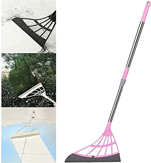 Multifunction Magic Broom Easily Dry The Floor and Remove Dirt Hair Remover Liquid Glass Wiper Super Sweeper Broom for Living Room Kitchen Bathroom -Pink- Multifunction Magic Broom Easily Dry The Floor and Remove Dirt Hair Remover Liquid Glass Wiper Super Sweeper Broom for Living Room Kitchen Bathroom -Pink-