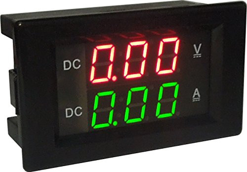 LM YN Digital Voltage Current Meter DC 0-300V 0-100A Ammeter Voltmeter Red & Green LED Dual Display With Shunt Two-wires
