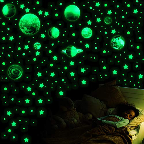 Deloky Glow in The Dark Stars Decals Decor for Ceiling-749 PCS Ceiling Stars Glow in The Dark Kids Wall Decors-Glow in The Dark Stars and Moon Wall Decals for Kids Nursery Living Room -Moon- Deloky Glow in The Dark Stars Decals Decor for Ceiling-749 PCS Ceiling Stars Glow in The Dark Kids Wall Decors-Glow in The Dark Stars and Moon Wall Decals for Kids Nursery Living Room -Moon-