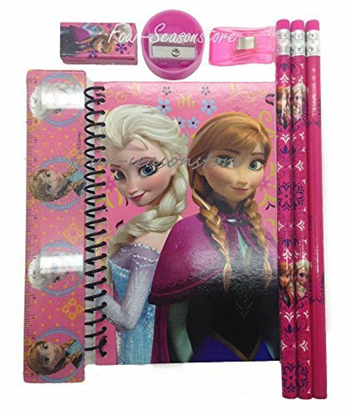Disney Frozen Queen Elsa and Princess Anna Stationary Kit - Pink Disney Frozen Queen Elsa and Princess Anna Stationary Kit - Pink