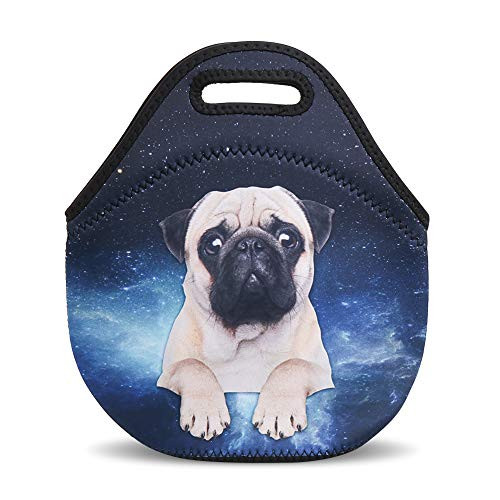 Neoprene Lunch Bag VAlinks Printed Insulated Lunch Box School Picnic Thermal Carrying Gourmet Food Container Organizer Lunch Bags for Kids Girls Boys and Women - Starry Dog Neoprene Lunch Bag VAlinks Printed Insulated Lunch Box School Picnic Thermal Carrying Gourmet Food Container Organizer Lunch Bags for Kids Girls Boys and Women - Starry Dog