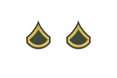 Mr Patches Army Patches Private First Class -PFC- E3 Set of 2 DYI Patches Paintball Suit