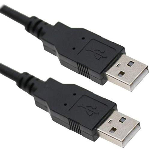 Cable Builders -2-Pack- USB A Male to A Male Cable -6FT x 2- High Speed USB 2.0 Type A-A Male 6ft x 2 Cords
