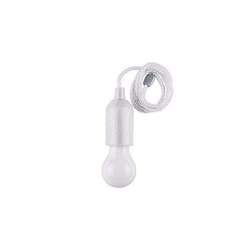 FANZHOU LED Bulb Light On A Pull-Rope Handy LED Pull Cord Bulb Light Hanging Bulb Portable Lighting for Outdoor Kids Room Dorm Room Decoration