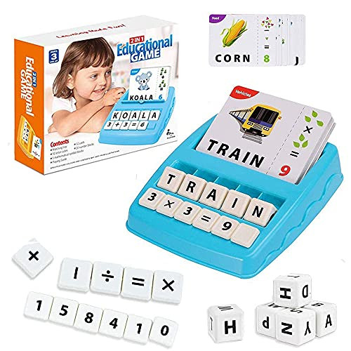 Educational Toys for Kids Matching Letter Game for Kids Spelling Games for Kids Ages Preschool Kindergarten Learning Toys Stocking Fillers Xmas Gifts