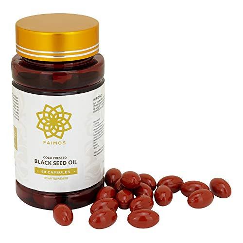 Black Seed Oil Capsules Cold Pressed 500mg x 60 Capsules