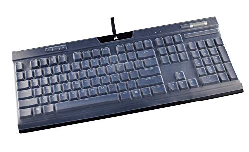 Keyboard Cover Compatible with Corsair K70 RGB MK.2 Low Profile Mechanical Gaming Keyboard Corsair K70 RGB MK.2 Keyboard Protector - Clear