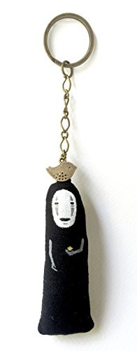 No Face Kaonashi Spirited Away Japanese Fabric Key Chain