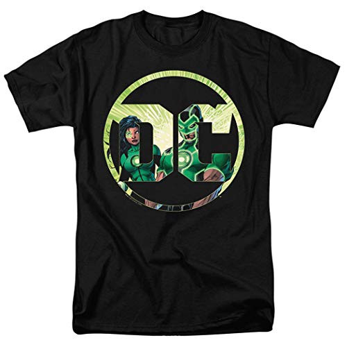 Green Lantern DC Comics Logo T Shirt  and  Stickers -Large-