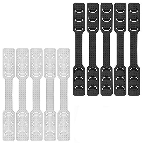 GOKKCL Mask ExtenderMask Hook Ear Strap Hook Adjustable Anti-Tightening Ear Protector Decompression Holder Hook Ear Strap Accessories Ear Grips Extension Mask Buckle Ear Pain Relieved 10PCS