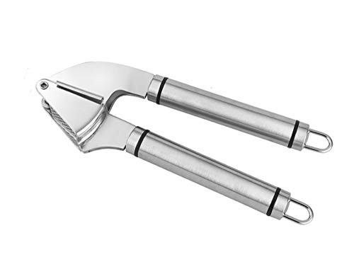 OWEJJSEJ Garlic Press Garlic Crusher Ginger Mincer Squeezer Chopper Stainless Handle Labor for Kitchen