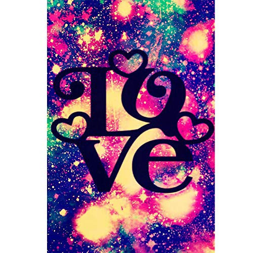 DIY 5D Diamond Painting by Numbers Kits Colorful Quotes Inspirational Word Love Heart Full Drill Rhinestones Paint with Diamonds Crystal Diamond Art -Love Heart- DIY 5D Diamond Painting by Numbers Kits Colorful Quotes Inspirational Word Love Heart Full Drill Rhinestones Paint with Diamonds Crystal Diamond Art -Love Heart-