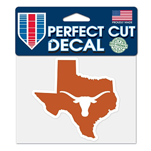 Wincraft Texas Longhorns NCAA 4"x5" Perfect Cut State Decal